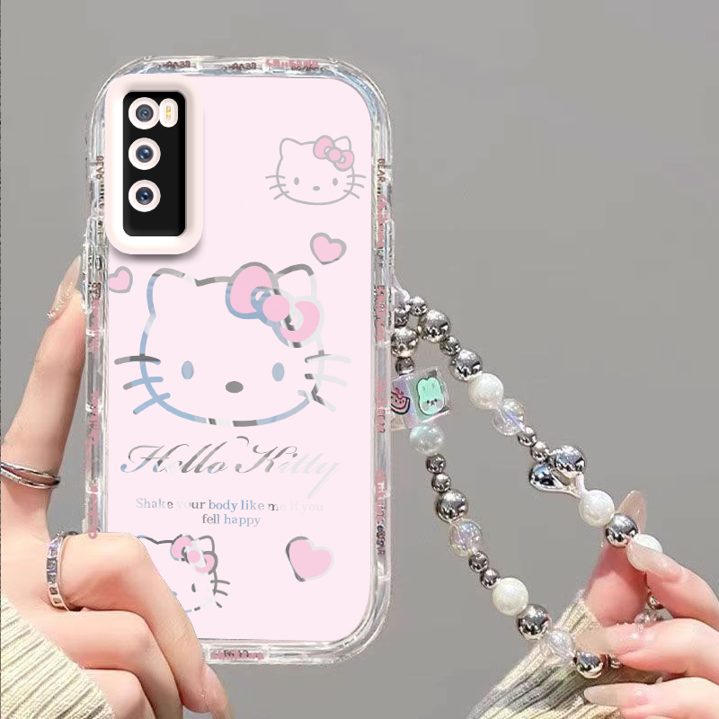 适用华为畅享Z手机壳DVC一ANOO保护Davinci套AN00畅想Z5G新款DVCAN硅胶可爱全包防摔荣耀畅亨DAV男女黑白kt猫 - 图3