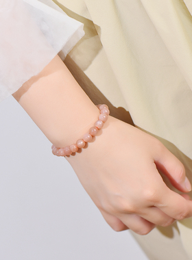 男女月光石手串日光石手链