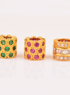 IOEKO14K包金保色微镶嵌锆石