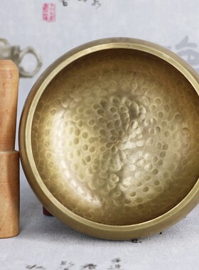 佛音钵尼泊尔钵音碗瑜伽冥想满z月颂钵梵音钵静心钵铜磬法器铜钵