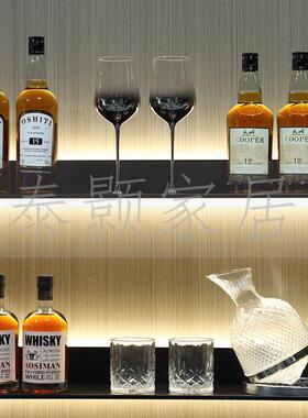 酒柜装饰样板房间软装仿真酒道具洋酒瓶装饰品仿真红酒摆件