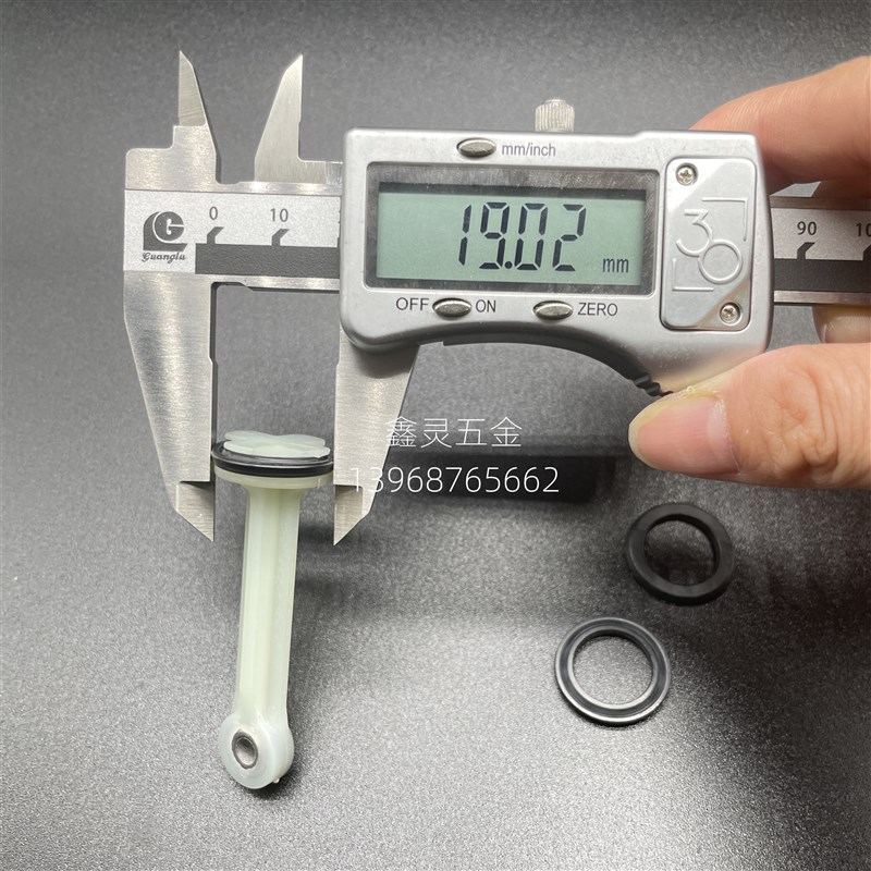 车载充气泵活塞环活塞圈缸径19打气泵配件黑色胶圈迷你 - 图0