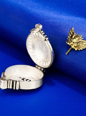 大鹏金翅鸟吊坠民族风可打开纯银嘎乌盒男女款挂件大鹏鸟项链