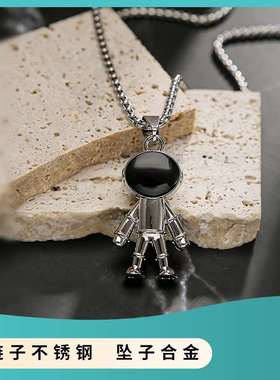 Stainless Steel Mens Necklace Hip Hop Titanium Steel Neckla