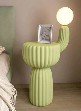 仙人掌落地灯置物摆件卧室沙发边客厅家居装饰品摆件乔迁新居礼品