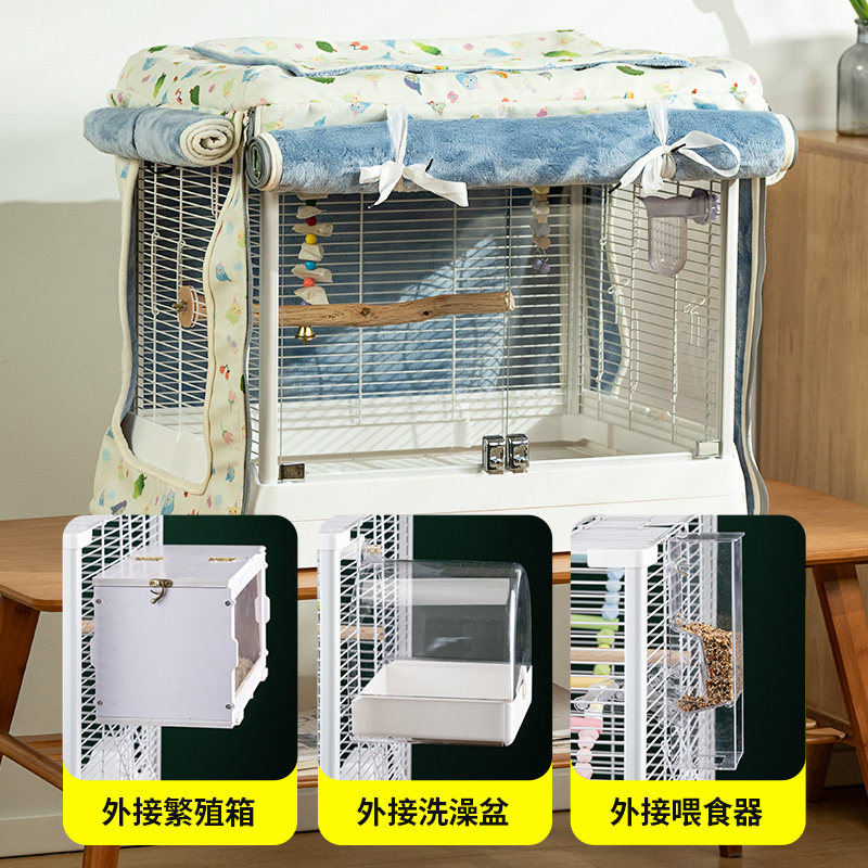 达洋鸟笼保温罩衣鹦鹉笼子保暖罩鹦鹉笼罩冬季达洋b6047ss加绒罩,淘宝优惠券,粉丝福利购,淘宝优惠卷