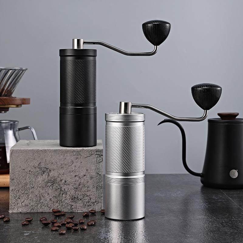 跨境手摇磨豆机鬼齿平刀手冲意式咖啡全能手磨手动咖啡豆研磨器具,淘宝优惠券,粉丝福利购,淘宝优惠卷