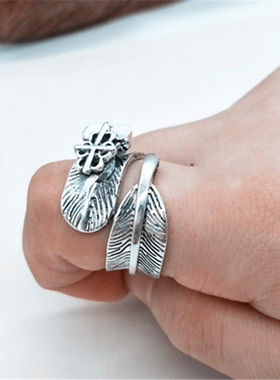 新品防狼戒指楚乔传赵丽颖同款防身女纯银子机关暗器情侣指男环送