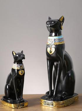 埃及猫新款可猫中古摆件客