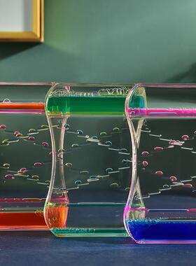 沙漏液体抖音潮流油滴油漏