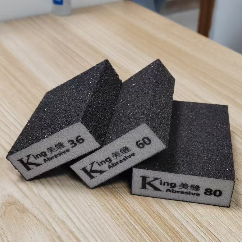 海绵砂块美缝去黑边墙面去脏污木工工艺品金属除锈打磨木工工艺品 - 图1