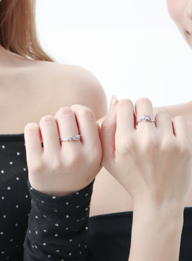 DVNRR玫瑰之心情侣对戒