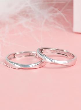 DVNRR永恒恋曲 设计师原创简约925银纪念日送对象