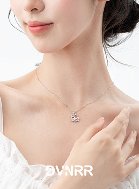 DVNRR仙境蝶舞s925银锁骨链