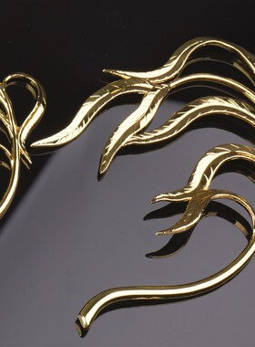 速发法瓶柳枝合金配件 观音菩萨净水瓶杨柳枝净佛像合金电镀 器配