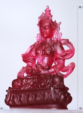 速发琉璃长寺佛菩萨佛像摆件居家客厅礼院桌面供奉寿佛用品