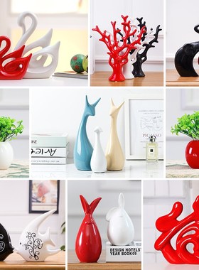 茶几橱柜家里家用摆设品家居工艺品花瓶模型置物架礼物摆件欧式装