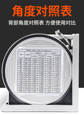 多功能坡度尺水平仪角度测量仪瓦工贴瓷砖坡度仪角度尺自动测量