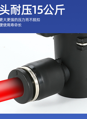 气管开关阀BTC气管快速接头BUC手阀直通开关BUG气管球阀变径开关