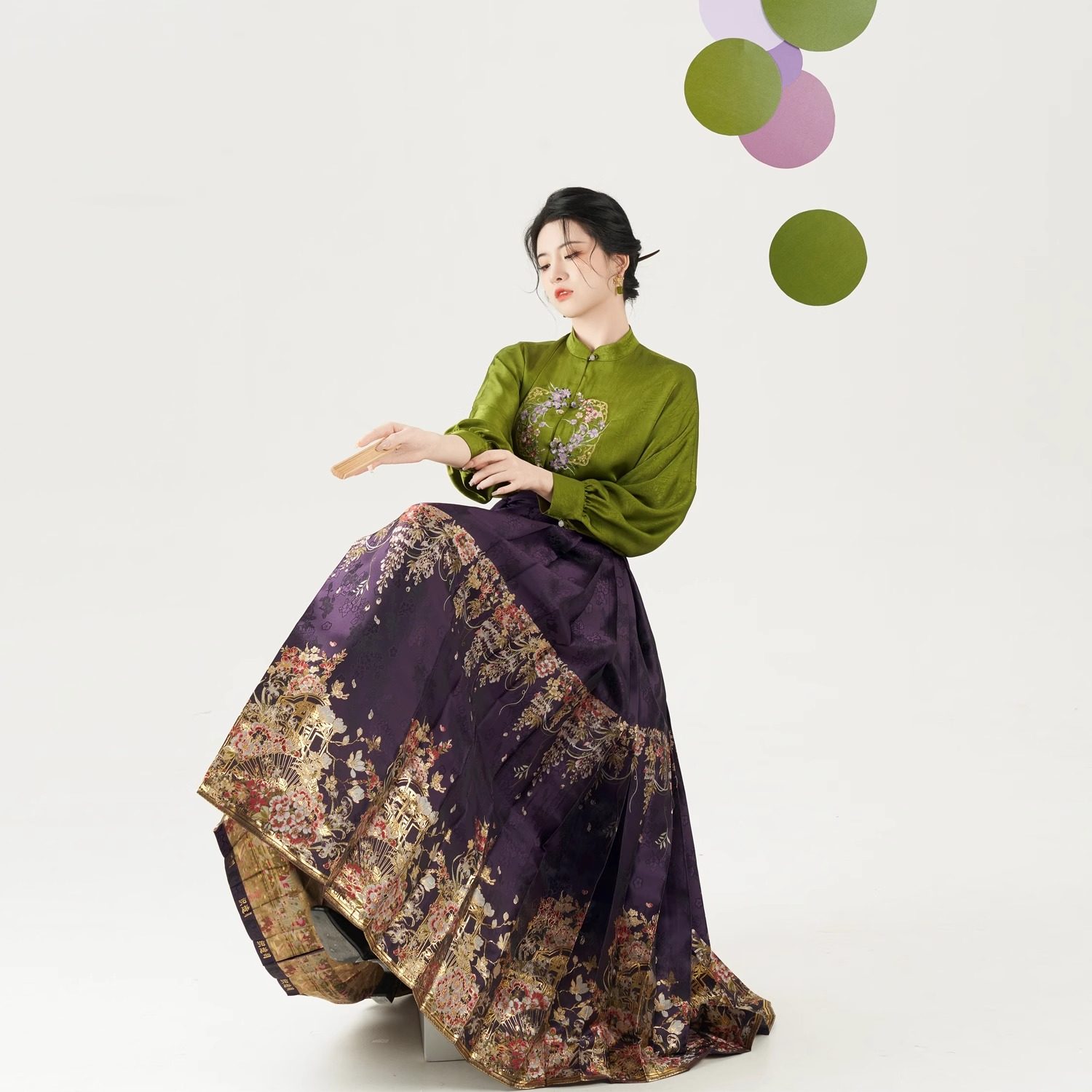 春色阑织造司原创明制汉服立领绣花上衣仿妆花织金马面裙2025新款,淘宝优惠券,粉丝福利购,淘宝优惠卷