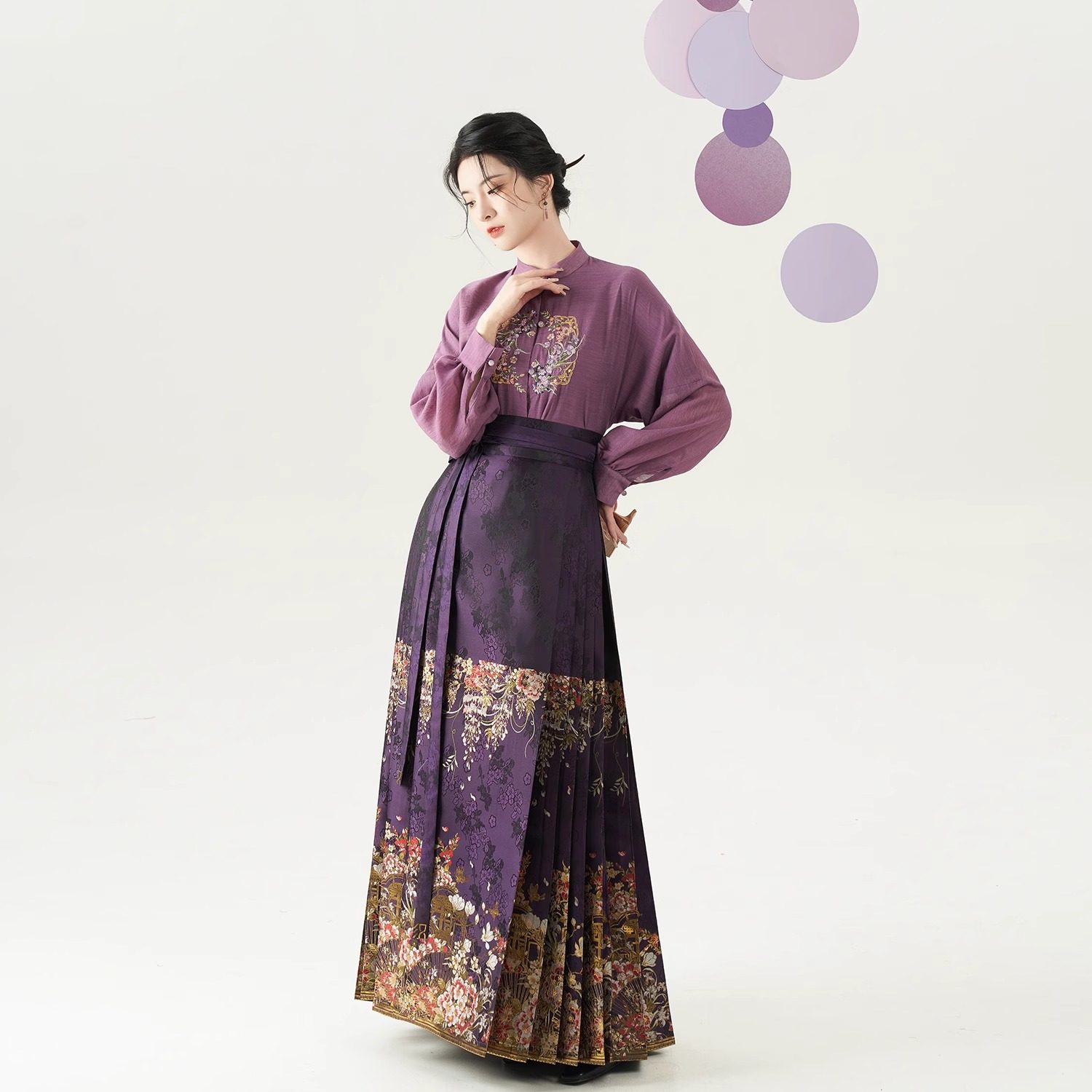 春色阑织造司原创明制汉服立领绣花上衣仿妆花织金马面裙2025新款,淘宝优惠券,粉丝福利购,淘宝优惠卷