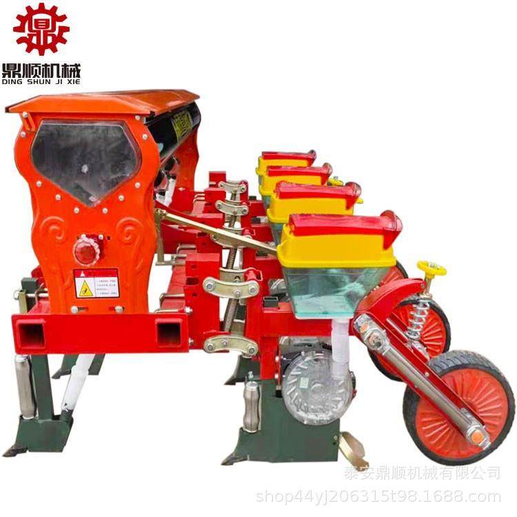 出口甜玉米黏玉米施肥精播机 四轮车带悬浮式玉米播种机2-6行可种,淘宝优惠券,粉丝福利购,淘宝优惠卷