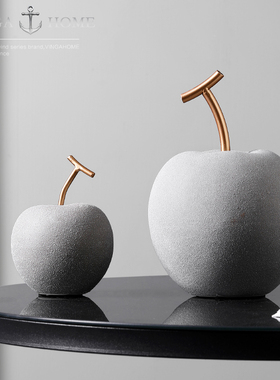 快速发货Vingahopme 北欧风现代简约家居陶瓷创意水果摆件客厅酒