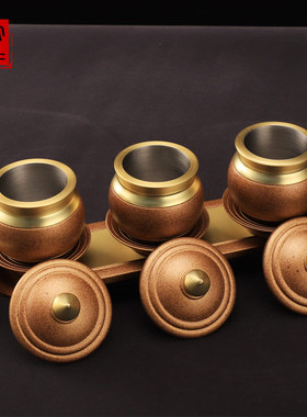 快速发货台湾供佛水杯o纯铜大悲水杯圣水杯供杯净水杯供奉观音供