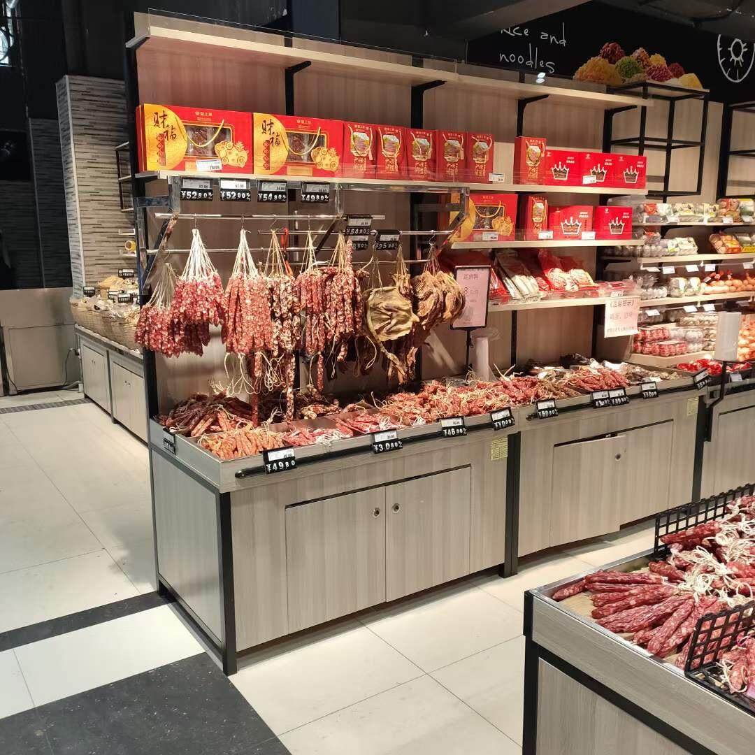 超市干果散装柜 鸡蛋腊肉钢木展示柜 零食特产干货杂粮柜厂家供应,淘宝优惠券,粉丝福利购,淘宝优惠卷