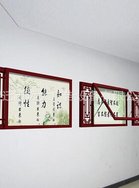 挂壁宣传灯箱壁宣传栏小墙GPN区告栏栏广物业广告宣传栏校园生产