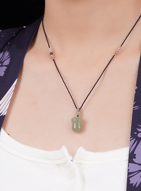 保真和田玉生肖马六合吊坠送女友