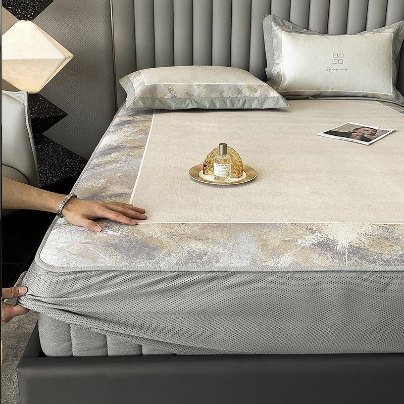 A类可水洗凉席床笠款三件套冰丝席夏季空调软O席子1.8m床可折叠,淘宝优惠券,粉丝福利购,淘宝优惠卷