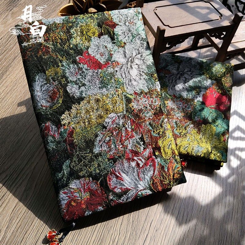 月白 绿野仙踪 提花手帐手账本书衣田园风笔记本Pa5a6日记本礼物,淘宝优惠券,粉丝福利购,淘宝优惠卷