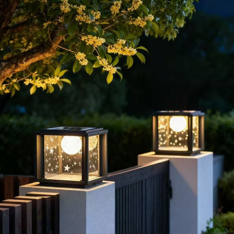 柱头灯不锈钢户外太阳能柱头灯室外防水别墅大门花园景观灯围墙灯,淘宝优惠券,粉丝福利购,淘宝优惠卷