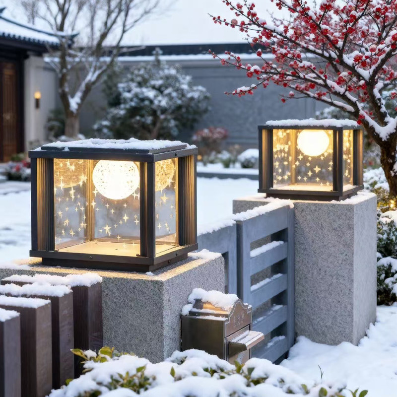 柱头灯不锈钢户外太阳能柱头灯室外防水别墅大门花园景观灯围墙灯,淘宝优惠券,粉丝福利购,淘宝优惠卷