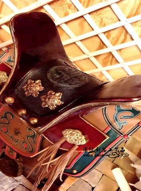 蒙古族马鞍子工艺品摆件蒙古特色A仿真马鞍摆设蒙古包装饰品纪念