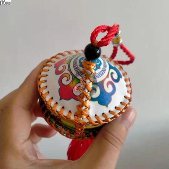 Mongolian yurt-shaped car hanging Inner Mongolia handicraft hanging small pendant Mongolian characteristic car interior decoration supplies