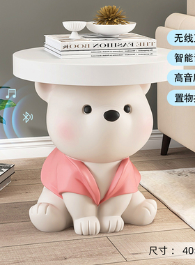 极速新品大熊摆件客厅大型落地家居饰品电视柜旁沙发边几装饰乔迁