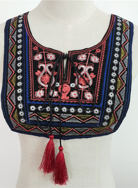 极速High Quality Lace Collar DIY Embroidery Ethnic Style Lac