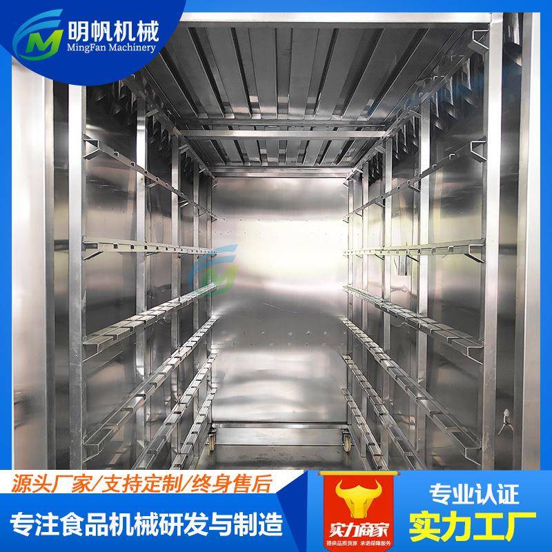 多功能熟食烘烤上色一体炉熏肉烟熏机器腊肉腊肠果木烟熏炉 - 图0