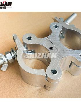 铝合金双扣扣50铝合金圆管GB6061铝合金灯钩展柜创意多功能