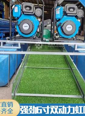 虹吸式采金船双汽油机动力6寸河道沙金洗金设备溜槽粘金毯精选机