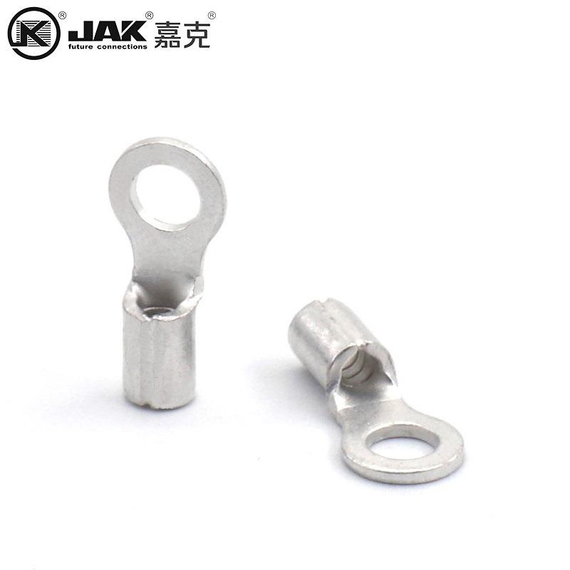 RNB1.25-3国标紫铜O型圆形冷压端子M3螺口裸端子铜鼻有认证KST - 图0