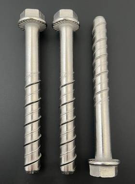 不锈钢M4-M30水泥切边六角螺纹锚栓直销