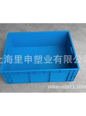 800*600*340EU物流箱黄色塑料工具箱灰色红色蓝色物流周转箱