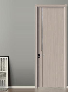 碳晶卧室卫生间免漆隔音生态门室内房间平开实木复合门