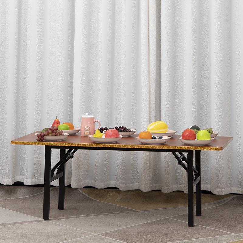 小桌子折叠简易折叠桌餐桌长方形吃饭桌家用出租房小型矮桌长方桌 - 图2