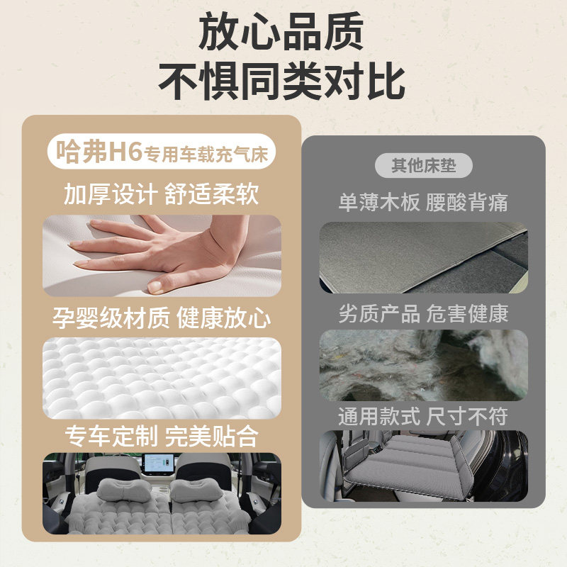 第三代哈弗h6国潮版车载充气床垫后备箱改床睡垫睡觉神器后排哈佛,淘宝优惠券,粉丝福利购,淘宝优惠卷