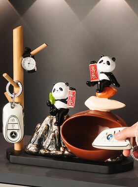 客厅进门口鞋柜入户玄关钥匙收纳摆件桌面现代简约高级感乔迁礼物