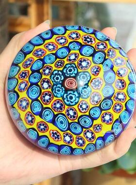 极速75009博山琉璃儿时万花镇车鱼饰缸造景小摆件纸手工艺装饰球